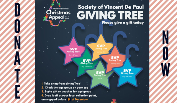 Society of Vincent De Paul Giving Tree Appeal graphic