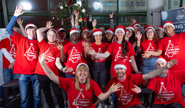 TU Dublin Societies Christmas Appeal Launch group photo