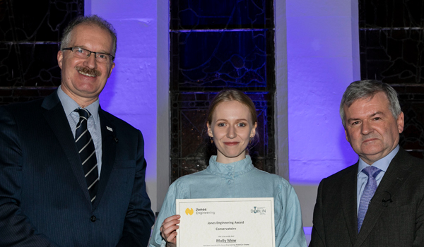 President of TU Dublin, Professor David FitzPatrick, Molly Mew, Gearoid Cronin