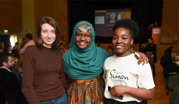 Photo of women TU Dublin students participating in the ESTeEM Programme