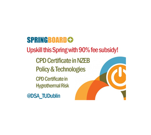 Image for Springboard+ Funding for Nearly Zero Energy Building Standard CPD Programmes