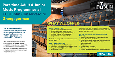 Junior Conservatoire Flyer