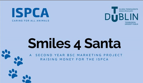 Smiles 4 Santa text and ISPCA logo