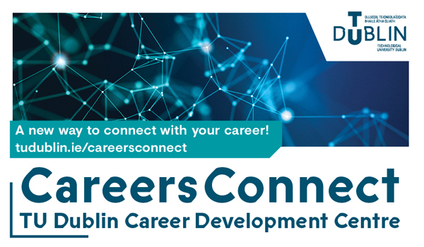 Careers connect text and graphic