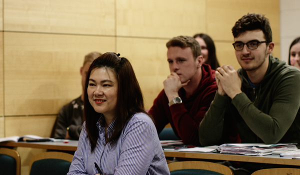 Students in lecture theatre