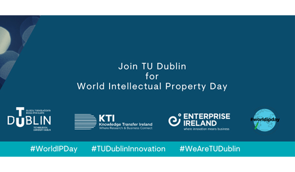 World IP Day text and logos