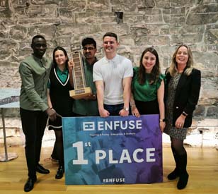Image for TU Dublin Students Triumph at ENFUSE Finals