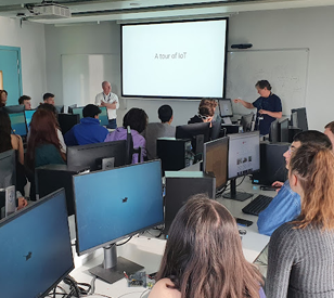 Image for International and Second Level Students Attend Internet of Things Workshop in Grangegorman