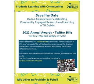 Image for Students Learning With Communities – 2022 Annual Awards event online on 24 May!