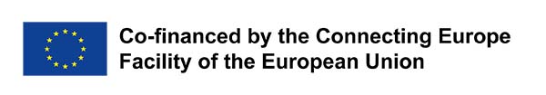 EU Logo - Co-Financed by the European Union Connecting Europe Facility