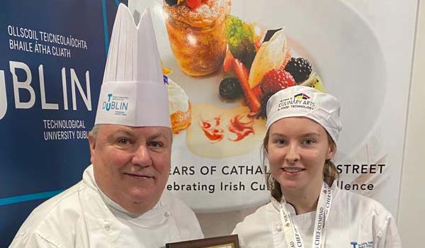Lecturer Culinary Arts TU Dublin congratulates Alanna Moffitt (BA Culinary Arts Student TU Dublin, Gold and Silver Medals also Rising Star Best Chef World Awards, YCO 2024)