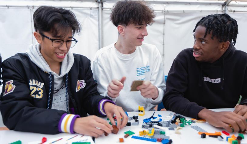 Students at a Student Life Festival in Grangegorman