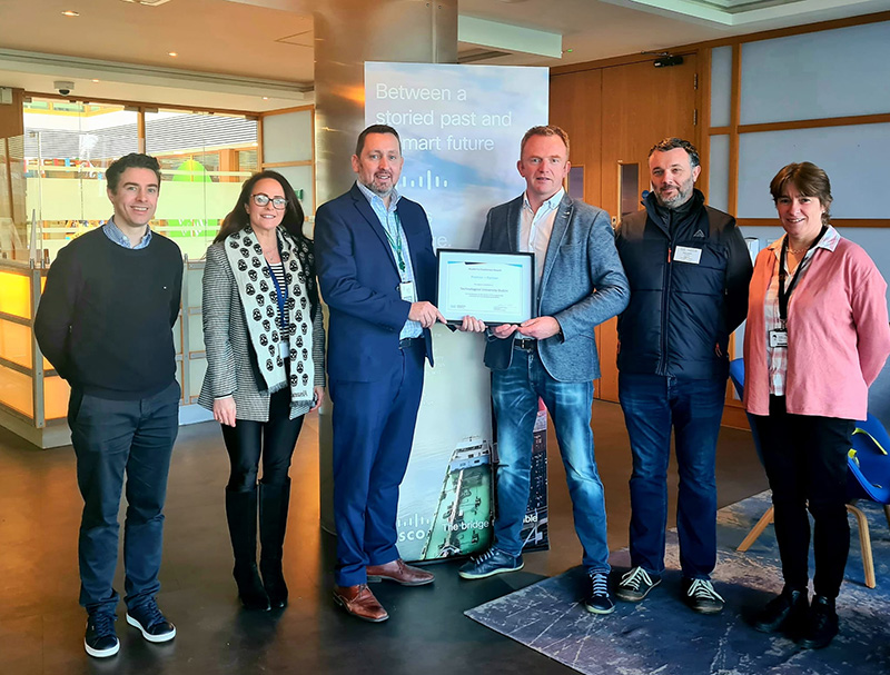 TU Dublin Staff Accepting Cisco  Award