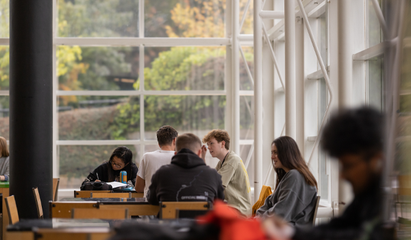 TU Dublin students study and work together on the Tallaght campus