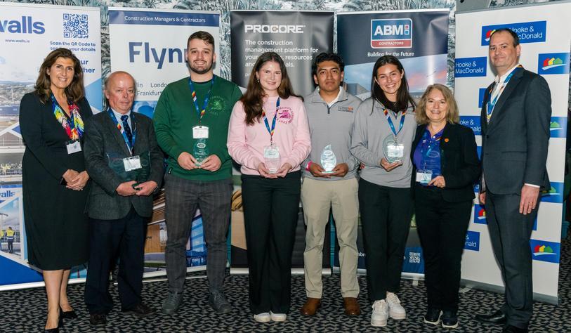 Students collect their award