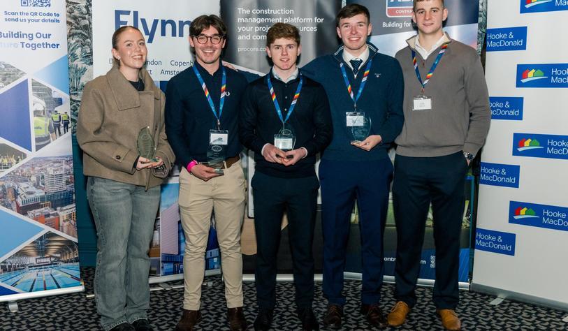 Students collect their award