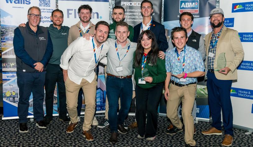 Students collect their award