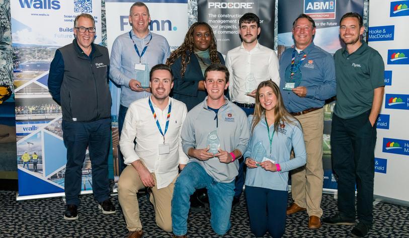 Students collect their award