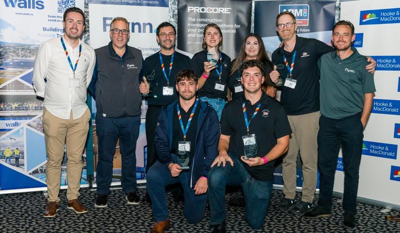 Students collect their award