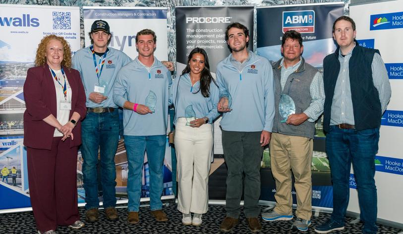 Students collect their award