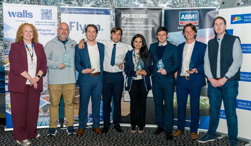 Students collect their award