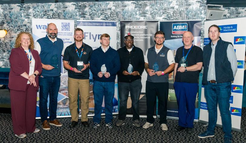 Students collect their award