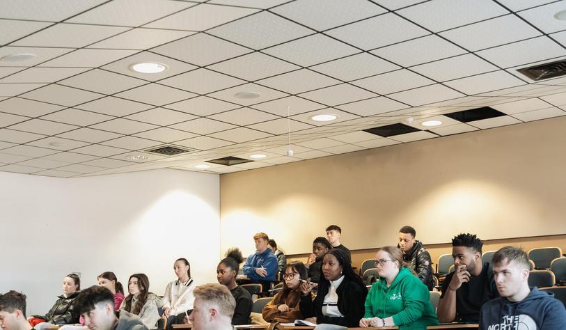 Students in TU Dublin's Aungier Street Campus