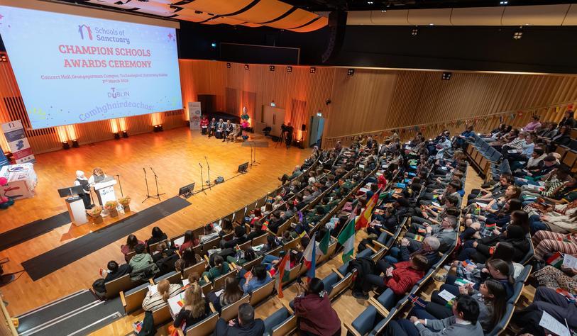 East Quad Concert Hall during Schools of Sanctuary Event