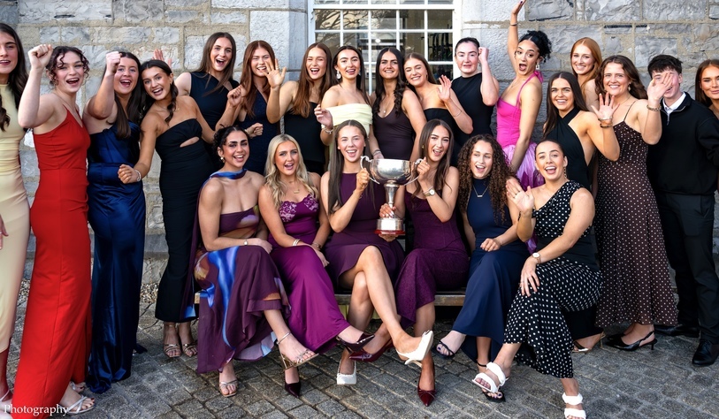 A group of students in formal wear