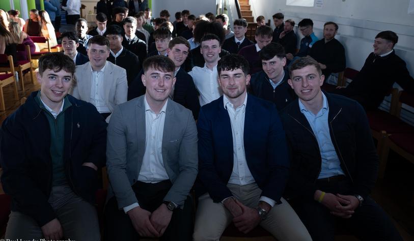 A group of students in formal wear