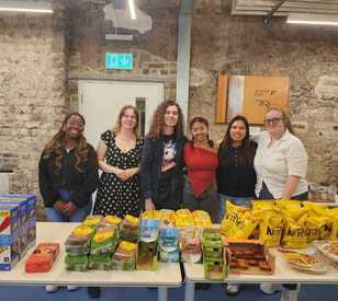 Members of the TU Dublin SVP Food Pantry