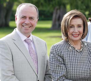 Image for TU Dublin's Prof. Paul Donnelly presents Fulbright awards to Nancy Pelosi and Anthony Fauci