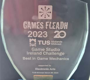 Image for TU Dublin Students Win Best in Game Mechanics Award at Games Fleadh  2023