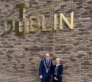 Image for TU Dublin Welcomes Lord Mayor of Dublin, Cllr Ray McAdam, to Grangegorman