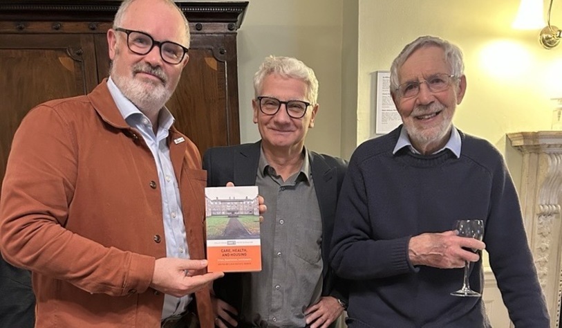 Joseph Little with colleagues