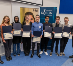 Image for Intel Ireland's annual scholarship award ceremony takes place in TU Dublin
