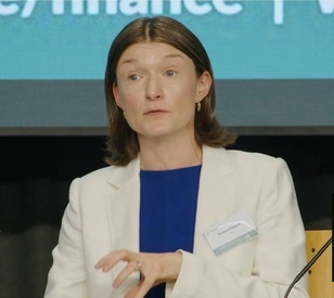 Dr Emma Howard speaking at an event