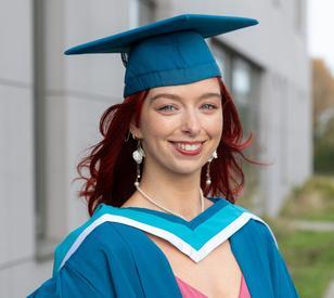 Ella Flanagan at her graduation