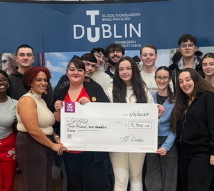 Image for TU Dublin Students Raise €3,900 for Saoirse Domestic Violence Services