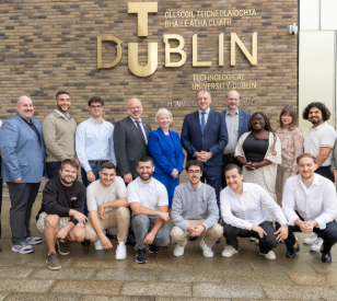 EUT+  representatives with Minister Byrne and President Lillis