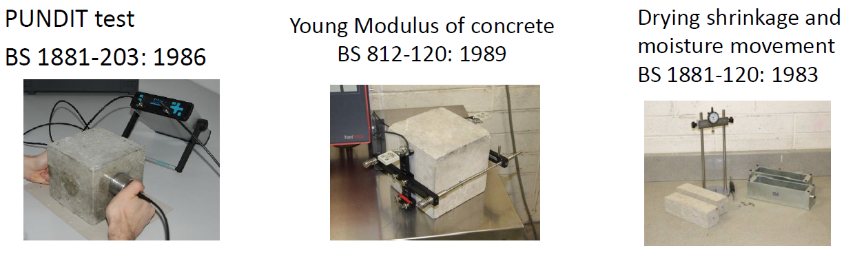 non distructive tests on concrete