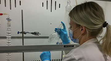 Image for A postgraduate Research Student at work in MDS